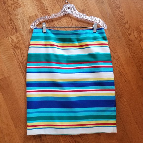 TALBOTS Multicolor Skirt EUC - Picture 3 of 6
